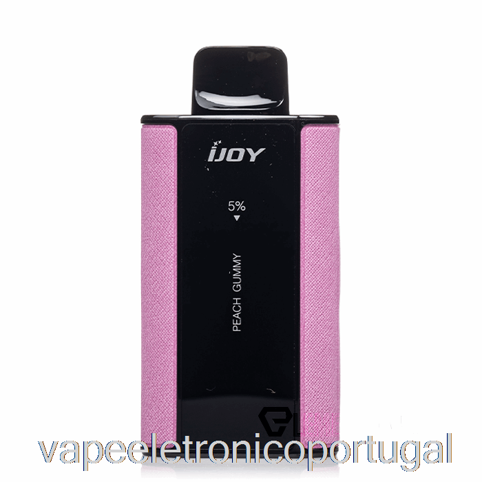 Vape Eletrônico Ijoy Capitão 10000 Goma De Pêssego Descartável